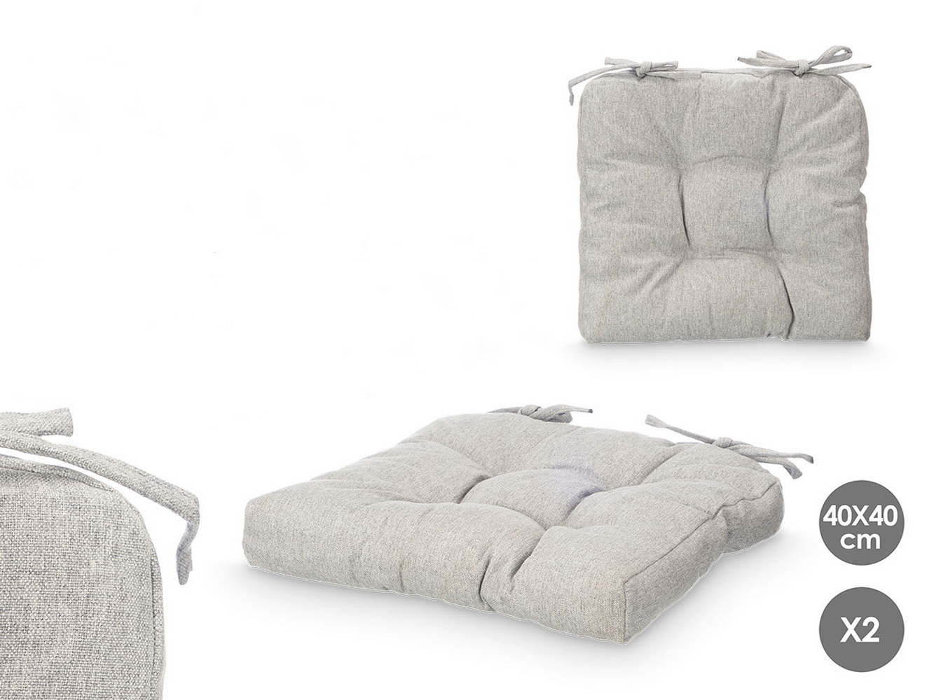 CONJ 2 ALMOFADAS CZ CL 40X40 11447