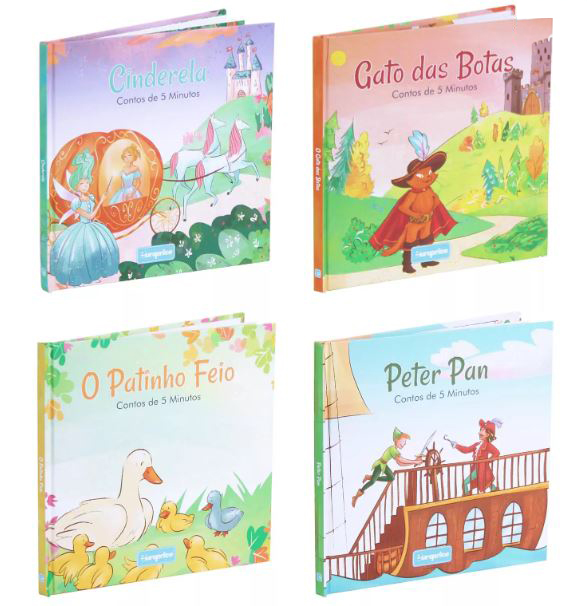 LIVRO CONTOS 5 MINUTOS HI4453-A/B/C/D