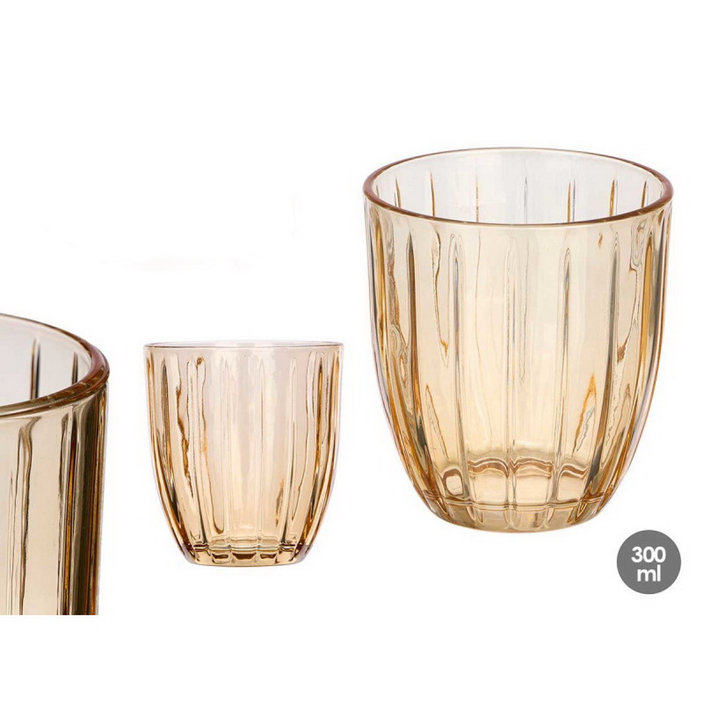 COPO AGUA RISCA AMBAR 350ML 12418