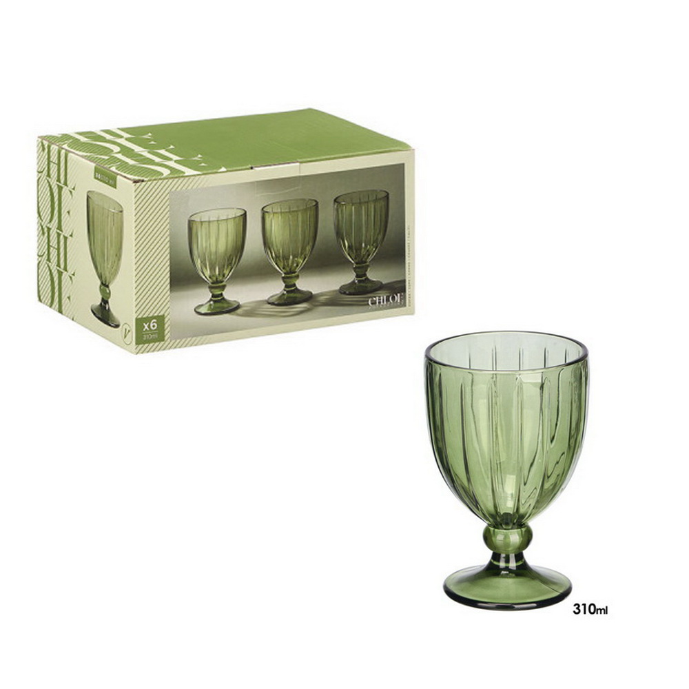 COPO VINHO RISCA VERDE 310ML 12406