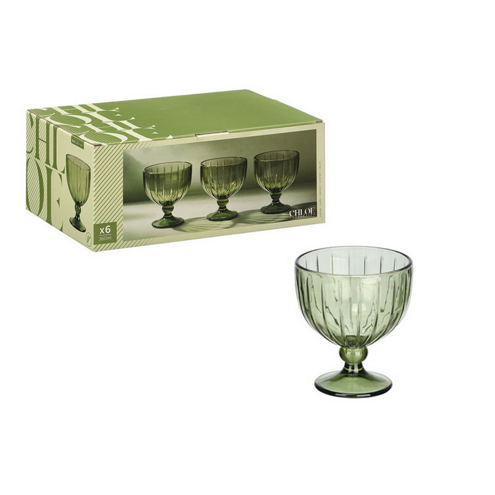 TACA GELADO RISCAS VERDE 350ML 12413