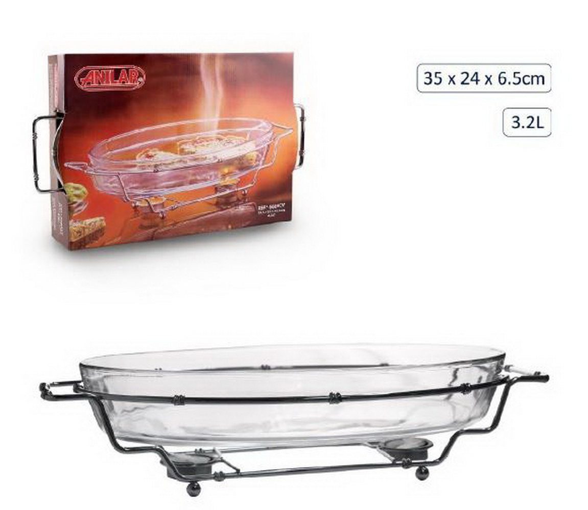 ASSADEIRA C/SUP C/VELAS 35cm 6662CV