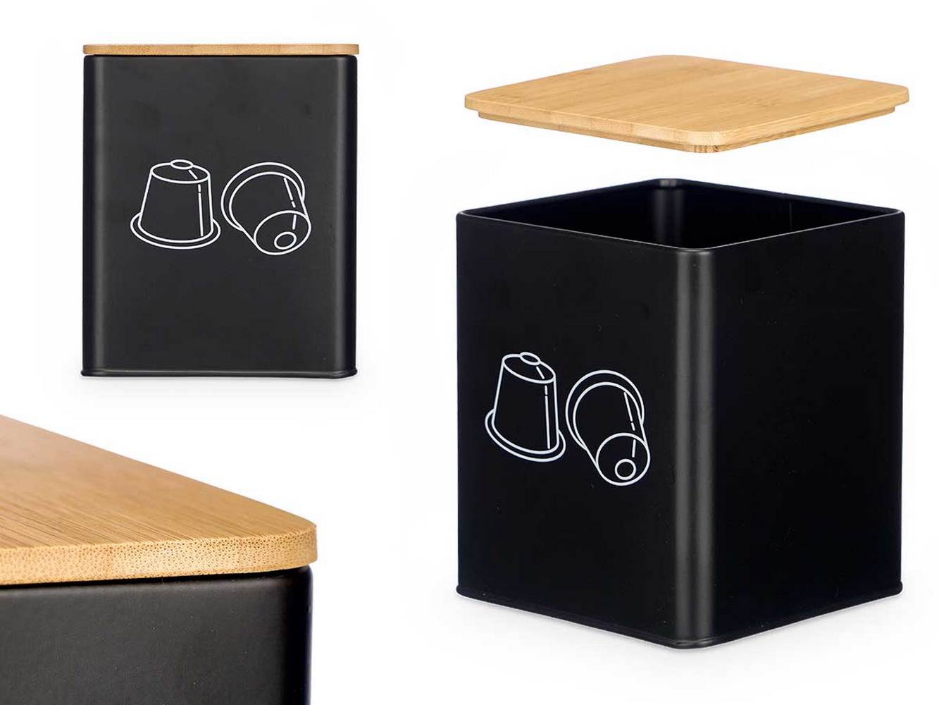 CAIXA P/ CAPSULAS CAFE PRET 13,8 X16,5 10883