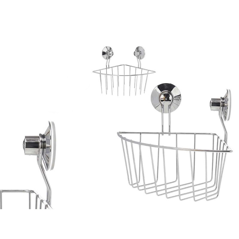 SUPORTE PAREDE MET C/VENTOSA 18x25x18,5 93267