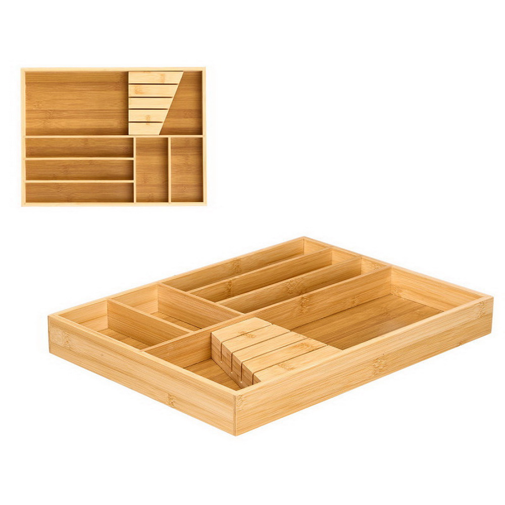 PORTA TALHERES BAMBU 30x40cm 13095