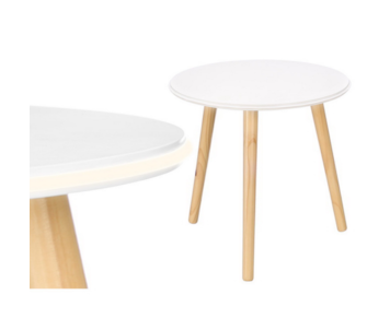 MESA APOIO BRAN C/LED 40x40 13135