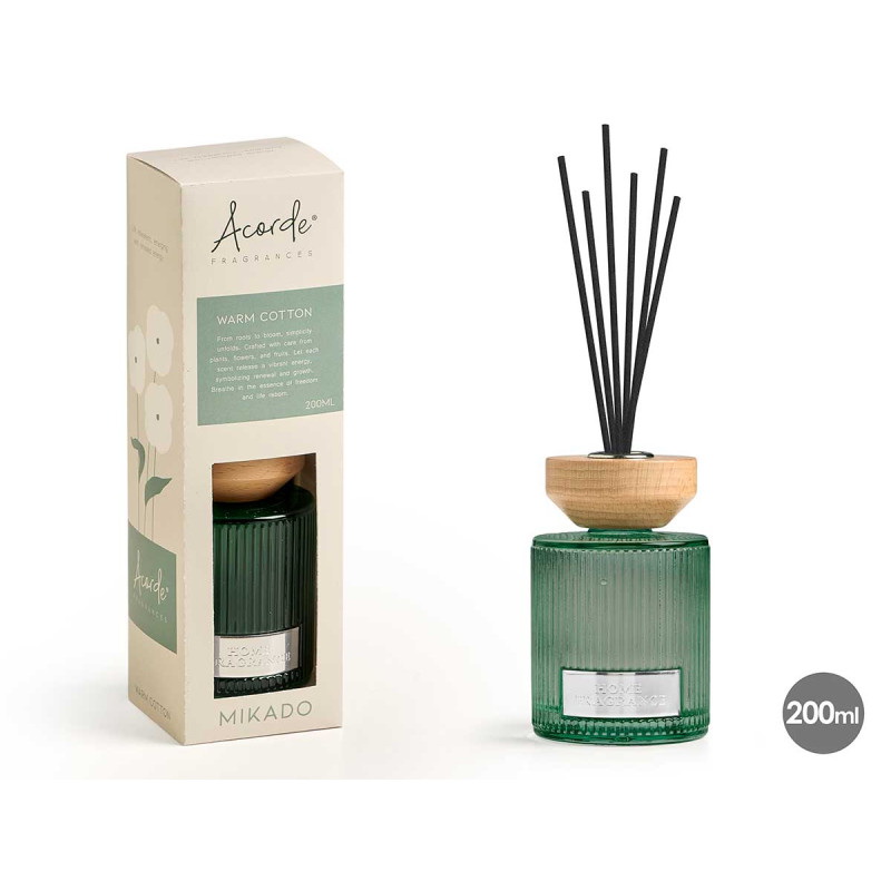 DIFUSOR MIKADO 200ML WARM COTTON 11993