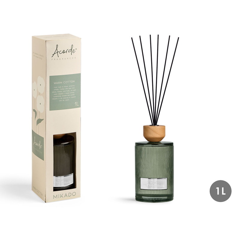 DIFUSOR MIKADO 1000ML WARM COTTON 12001