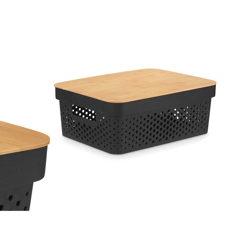 CAIXA MUL T/BAMBU PRET 26,2x35,7x14 93510