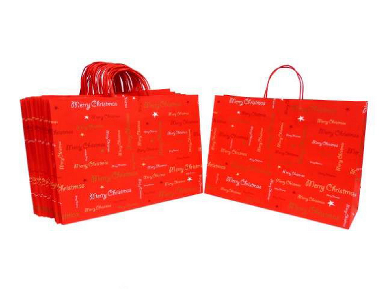 SACO PAPEL MERRY CHRISTMAS 45/15x33/6 09A 023411