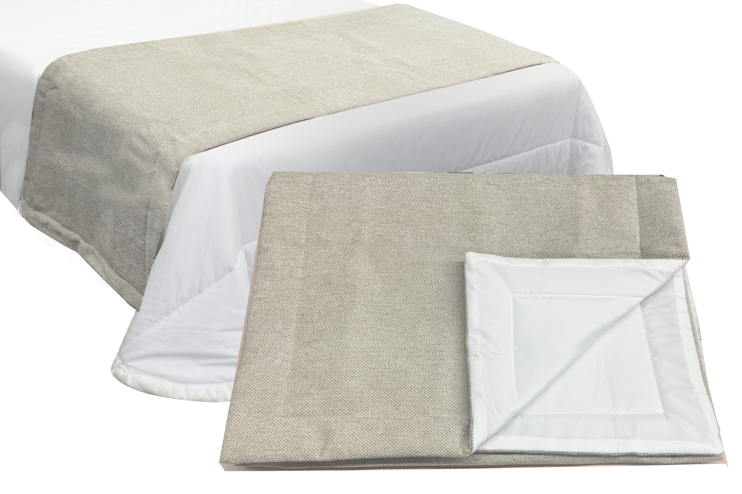 MANTA TAPA PES C/DR 70x230 SAND LOTUS