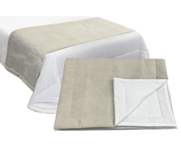 MANTA TAPA PES C/DR 70x230 SAND LOTUS