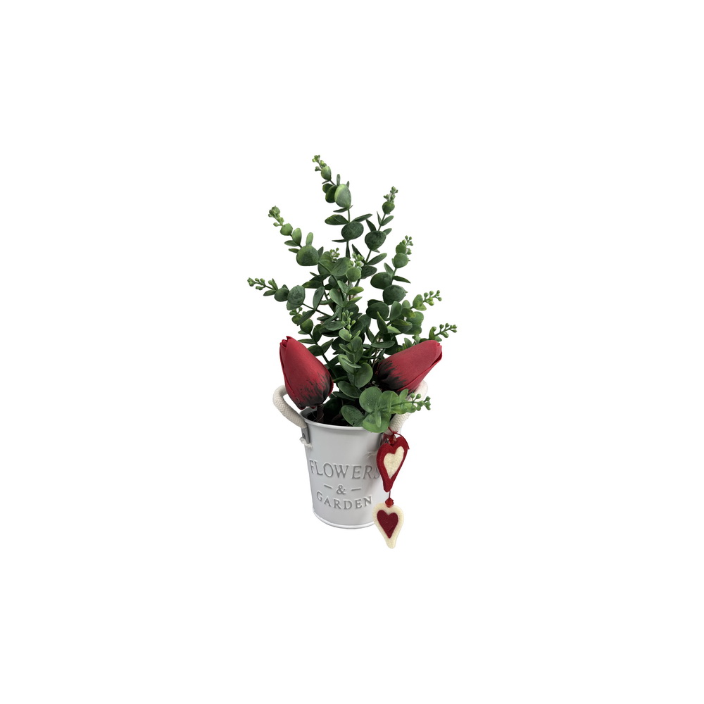 VASO PLANTAS C/ROSAS 37cm 10725