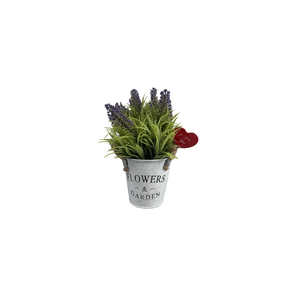 VASO LAVANDA C/CORACAO 25cm 86828