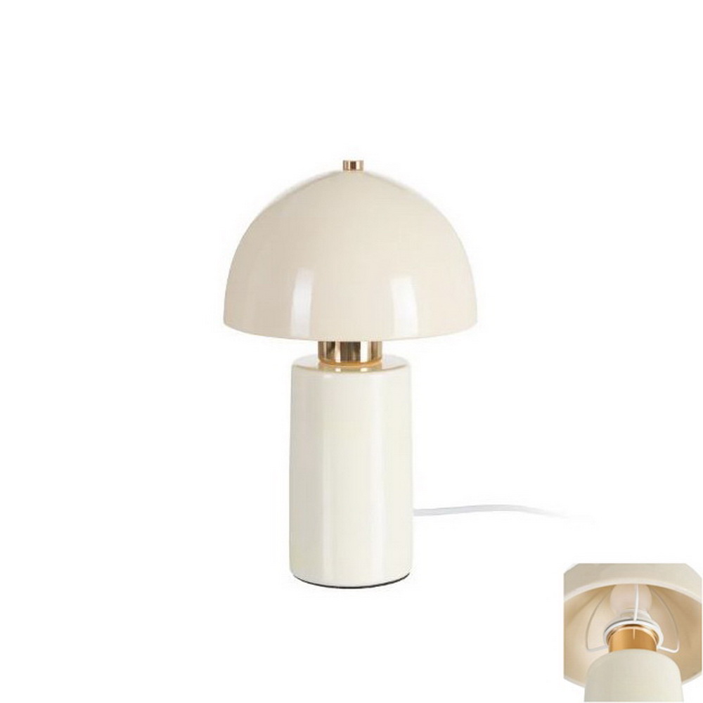 CANDEEIRO MESA CREME 17,50x30,5 615696