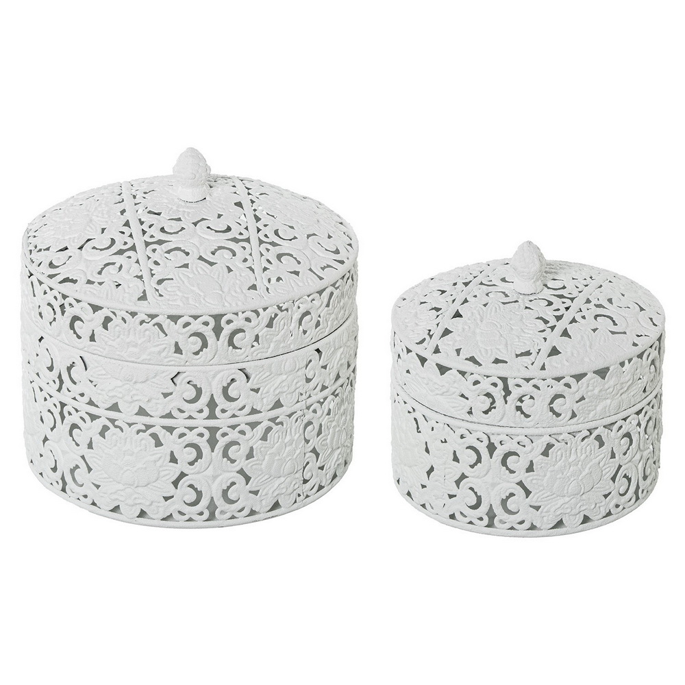 CJ 2 CAIXAS MET BR 20,5x19/16,5x15,5 73082