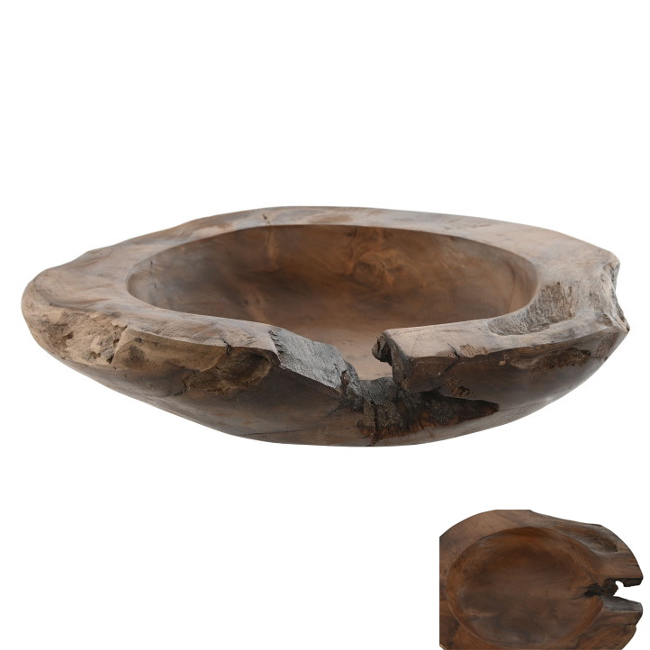 CENTRO MESA TECA 45x6x45 DH-210573