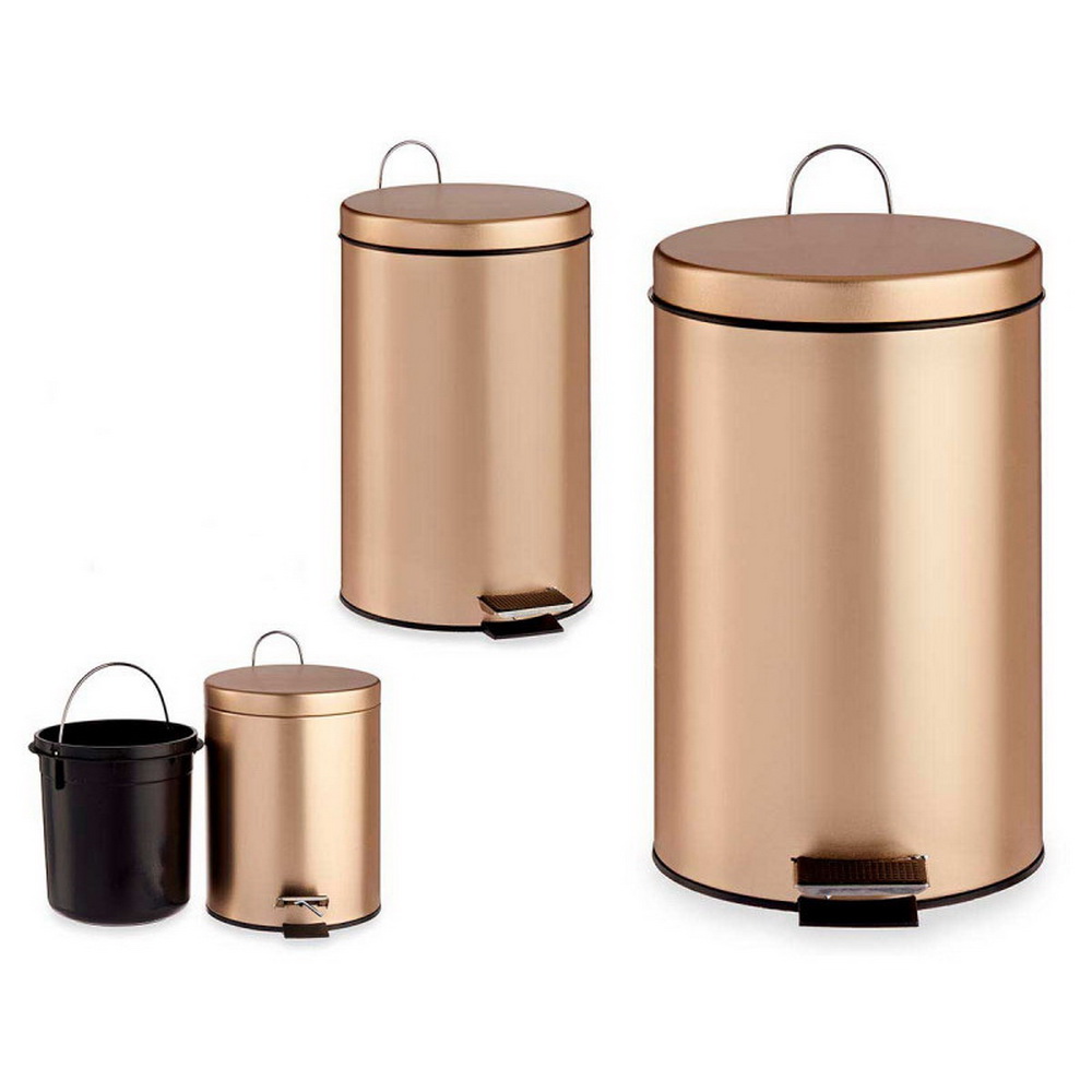 BALDE LIXO 7L MET DOUR 26x30,5 66931