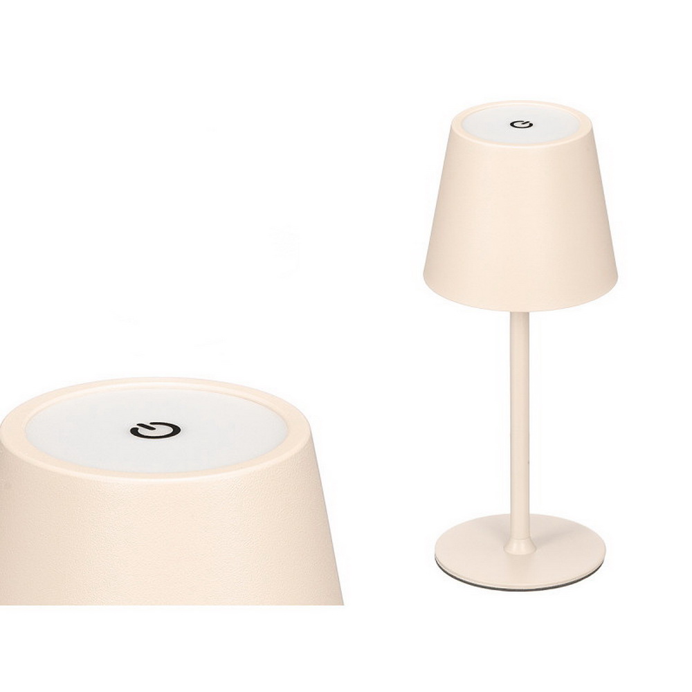 CANDEEIRO MESA LED BEGE 11x26,5 12784