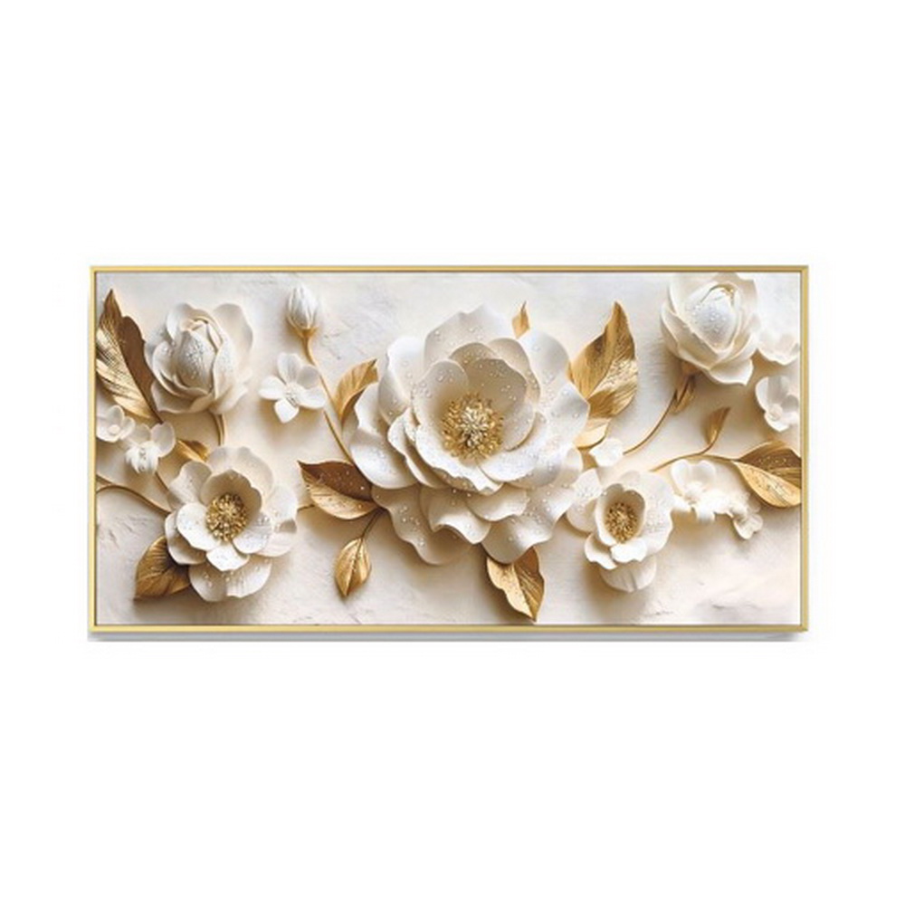 QUADRO C/MOLD FLOR 62x122 12B A25104G