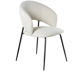 CADEIRA BEGE/PRET 63x64x82 65970