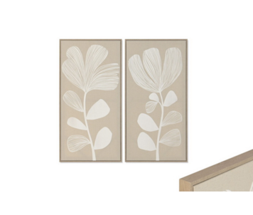 QUADRO FLOR REL 2S 42,5x82,5 CU-222480