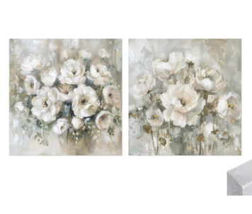 QUADRO FLORES 2S 100x100 69549