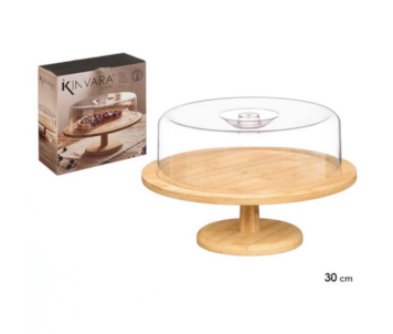 BOLEIRA BAMBU/PLAST NAT 30cm 13693