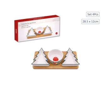 CJ APERITIVOS 4PC NAT 28,5X12 CBK2458