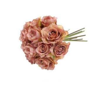 RAMO C/13 ROSAS ROSA 35cm 04 0014522