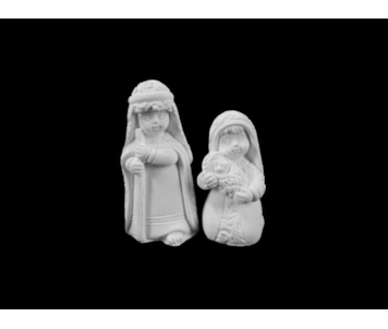 PRESEPIO 2 PCS GESSO 6x3x7 01A 012190