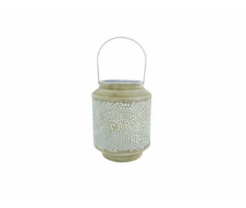 LANTERNA MET CREME 17x12x23 09 0023310