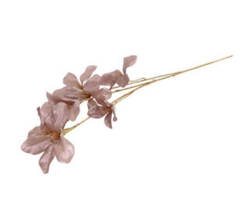 HASTE LIRIOS LILAS/OURO 80cm 10 0008371