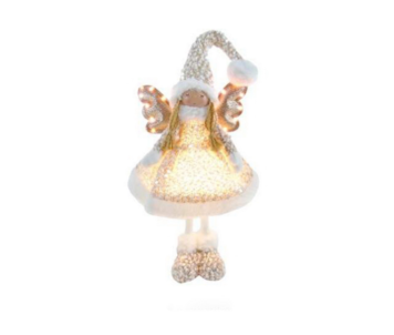 ANJO BRAN/OURO C/LUZ 20x40 10 0008961