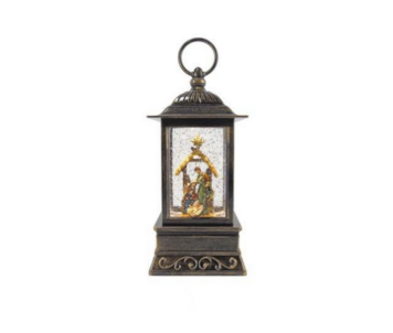 GLOBO C/ PRESEPIO ILUM 11X27cm 10 0008992