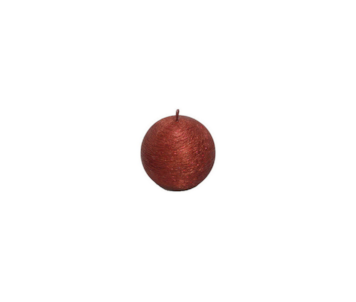 VELA BOLA 7cm VERM 1CC090112